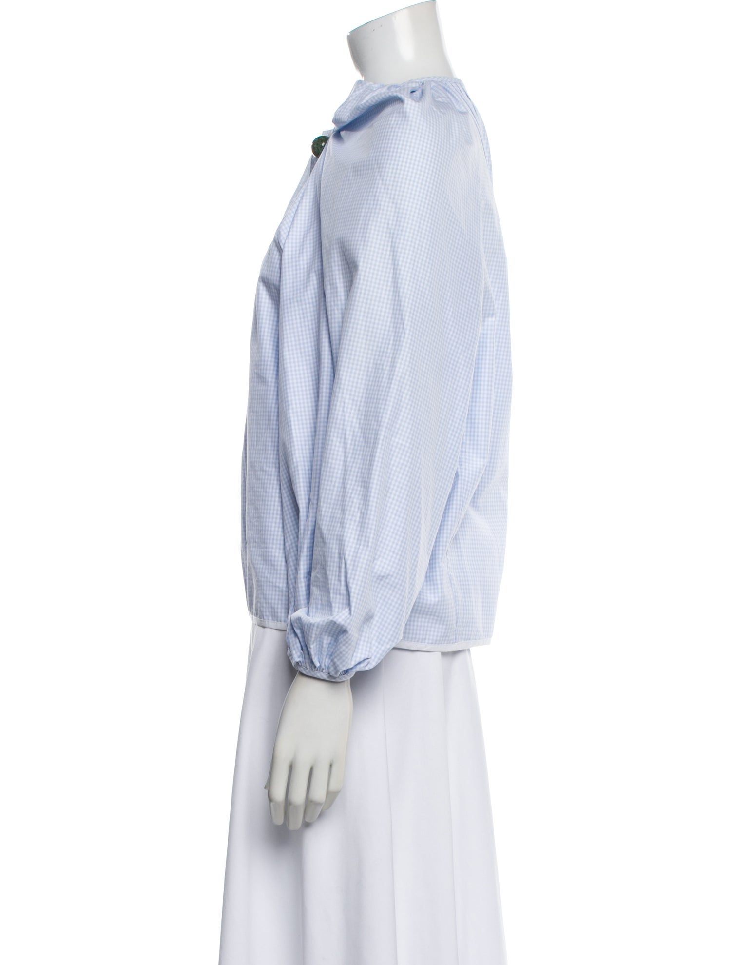 Nackiyé Patterned Asymmetrical Blouse
