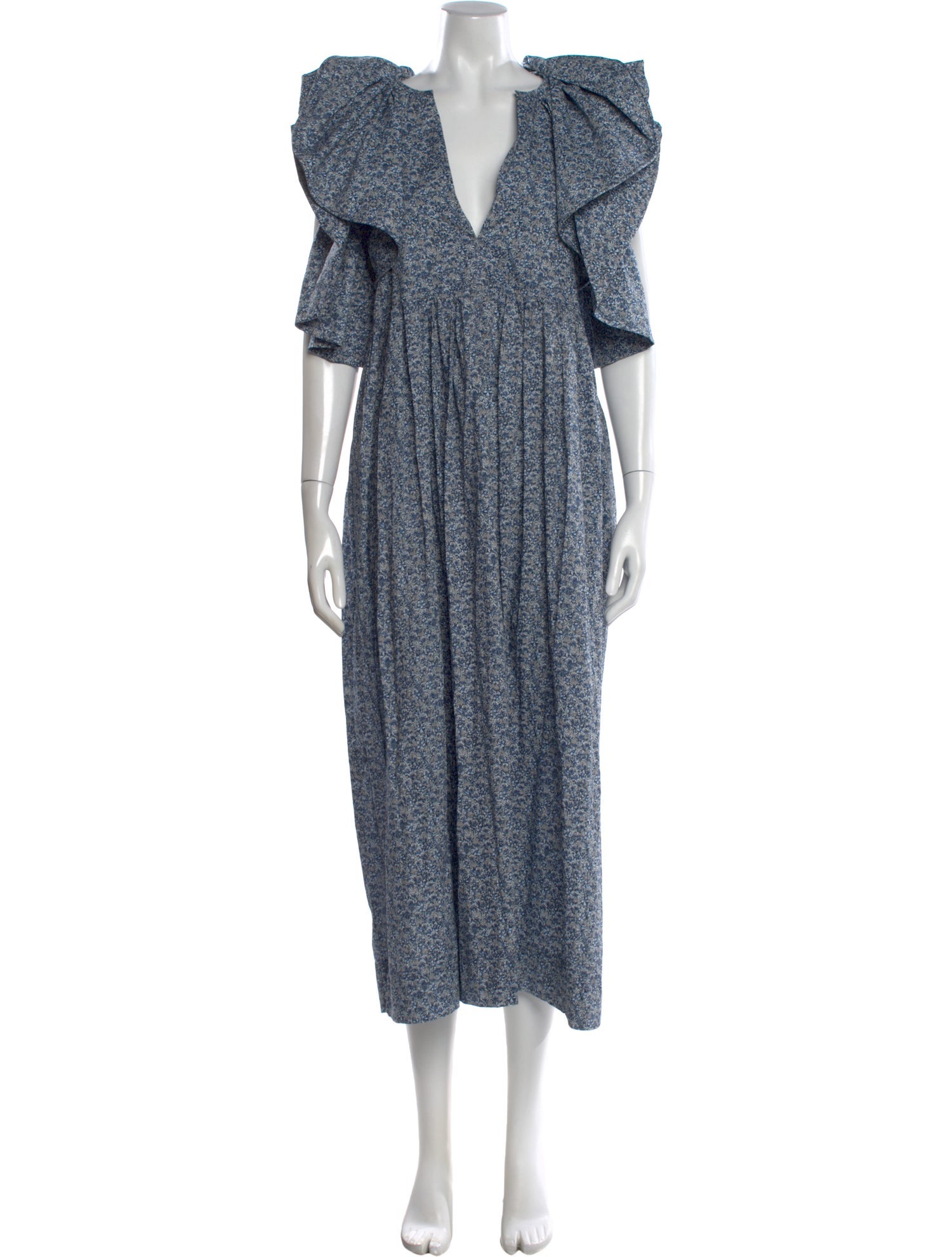 Nackiyé Floral Print Long Dress w/ Tags