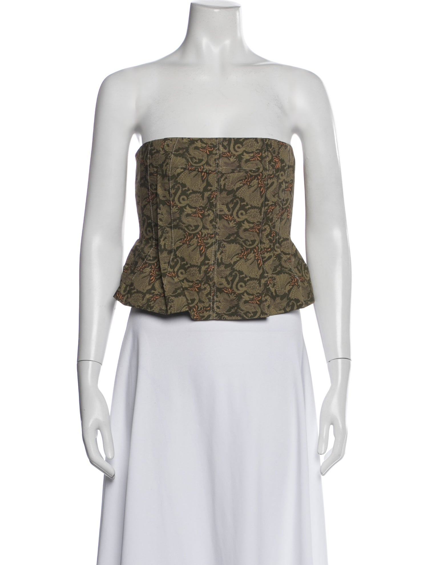 Nackiyé Patterned Strapless Top w/ Tags