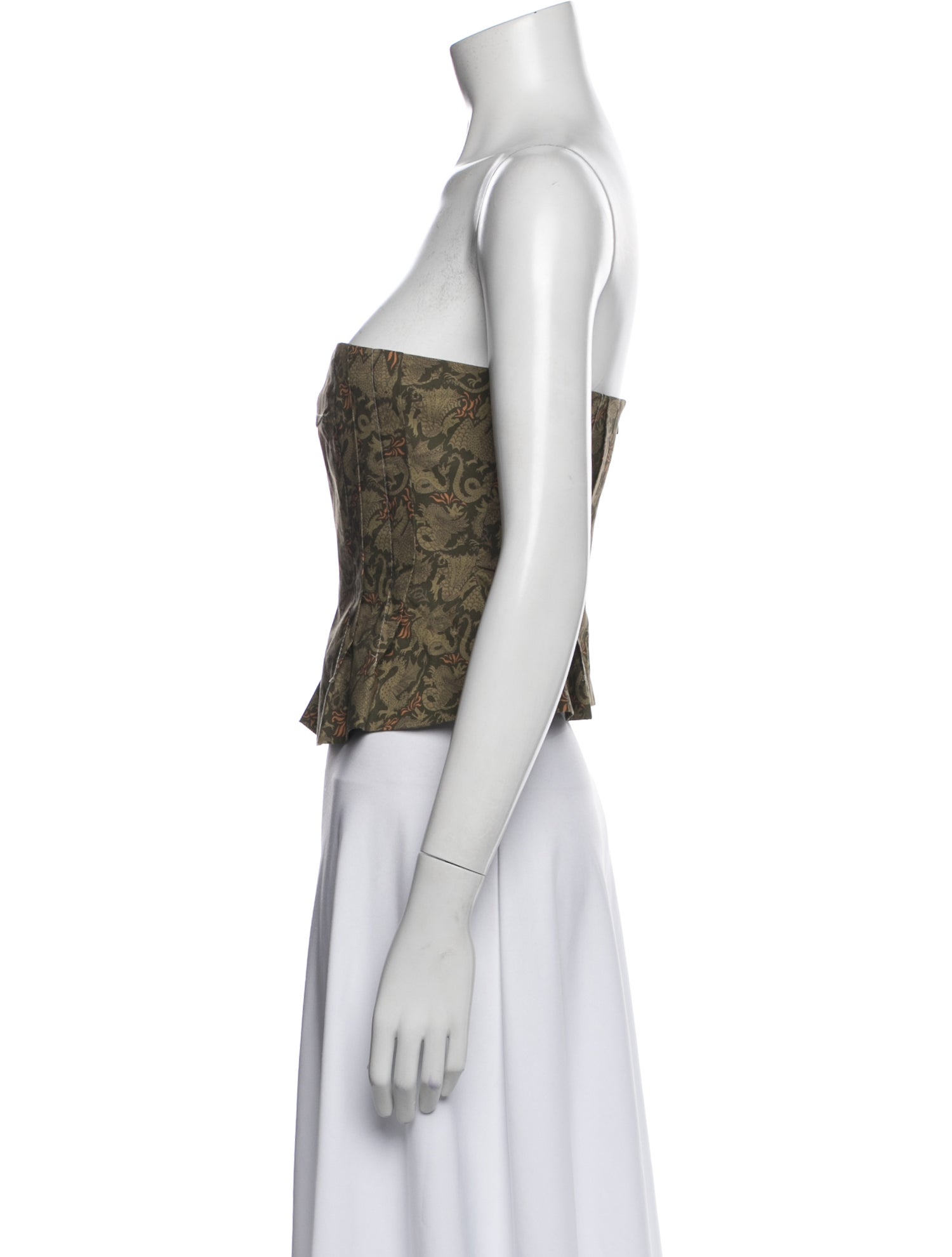 Nackiyé Patterned Strapless Top w/ Tags