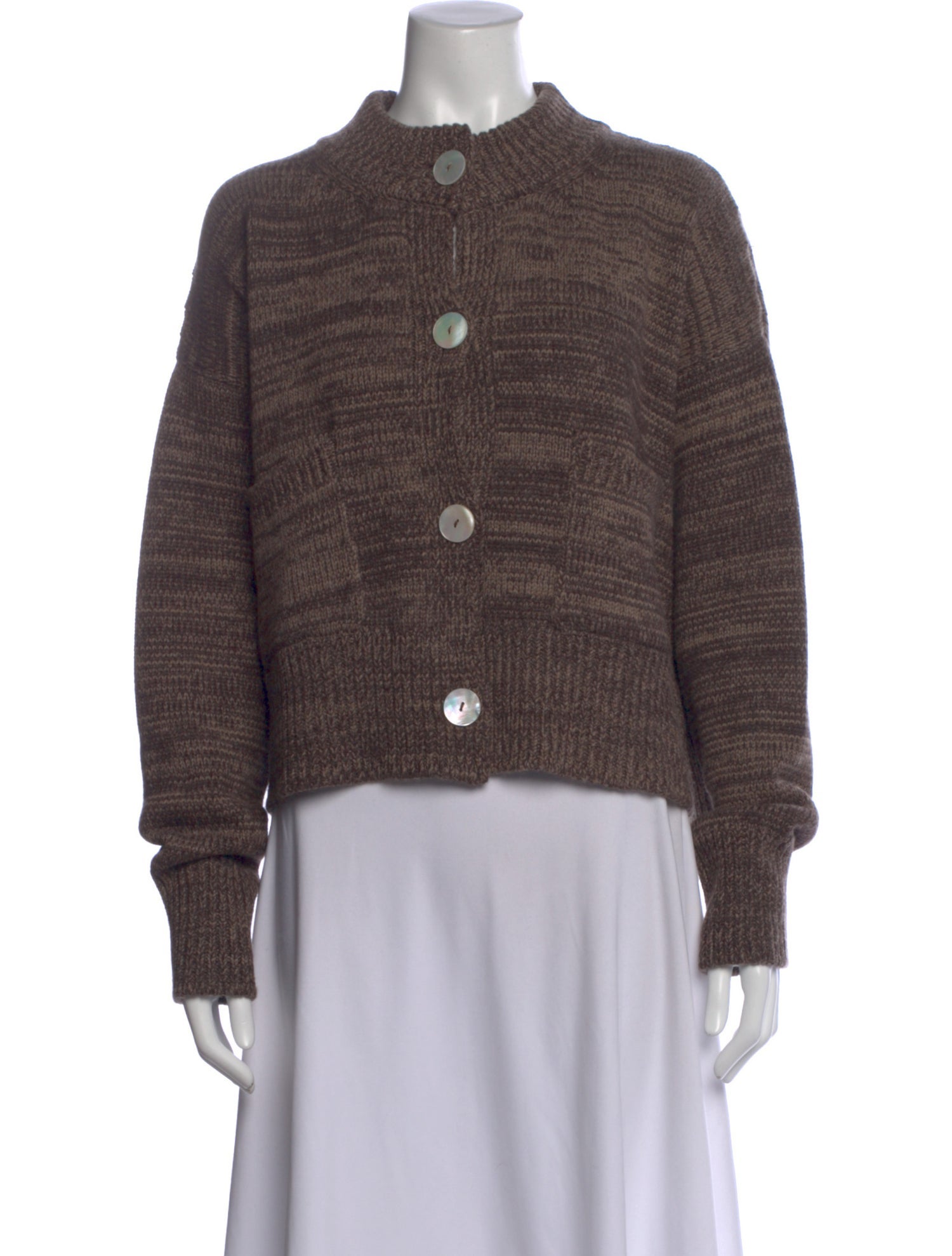 Nackiyé Merino Wool Mock Neck Sweater