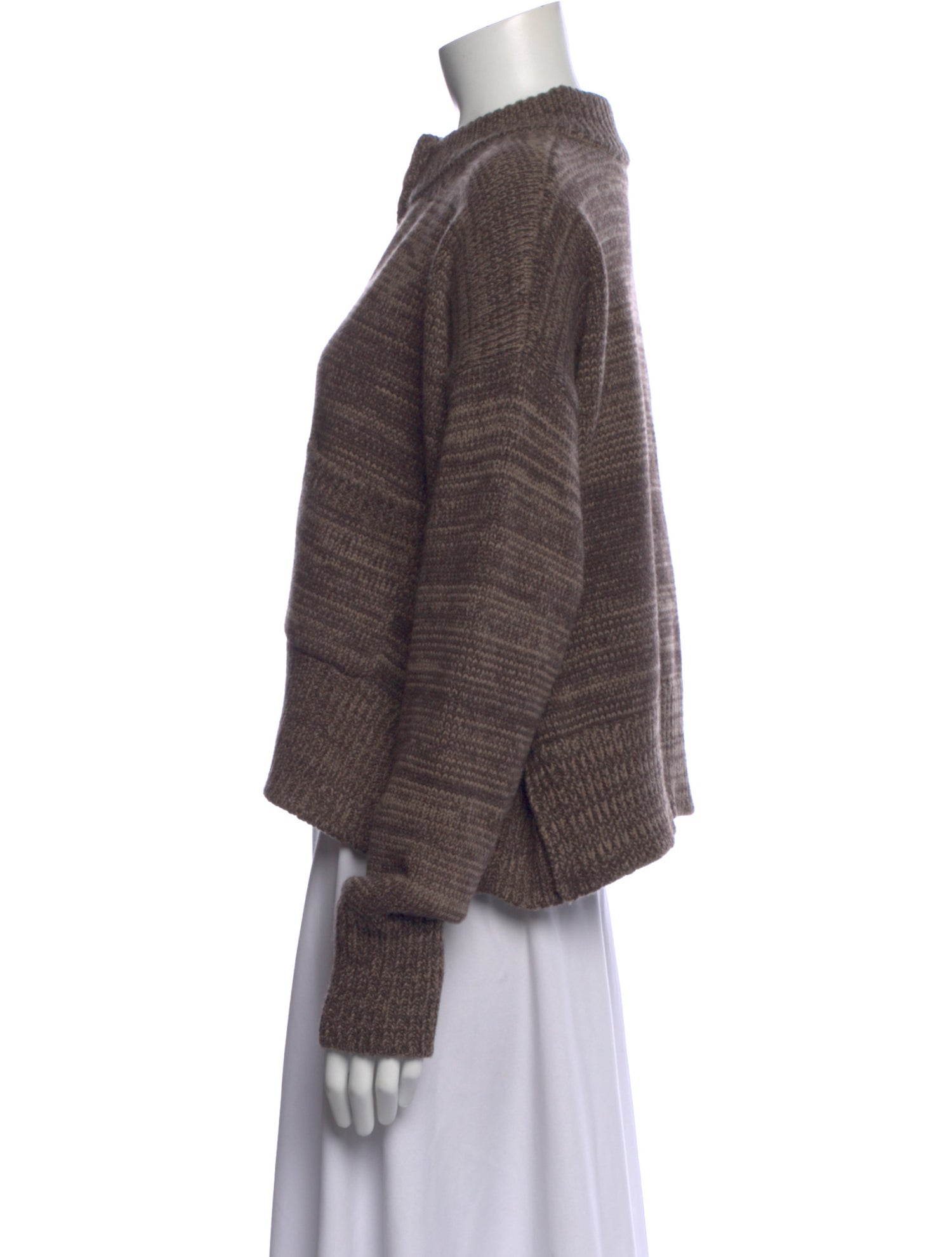 Nackiyé Merino Wool Mock Neck Sweater