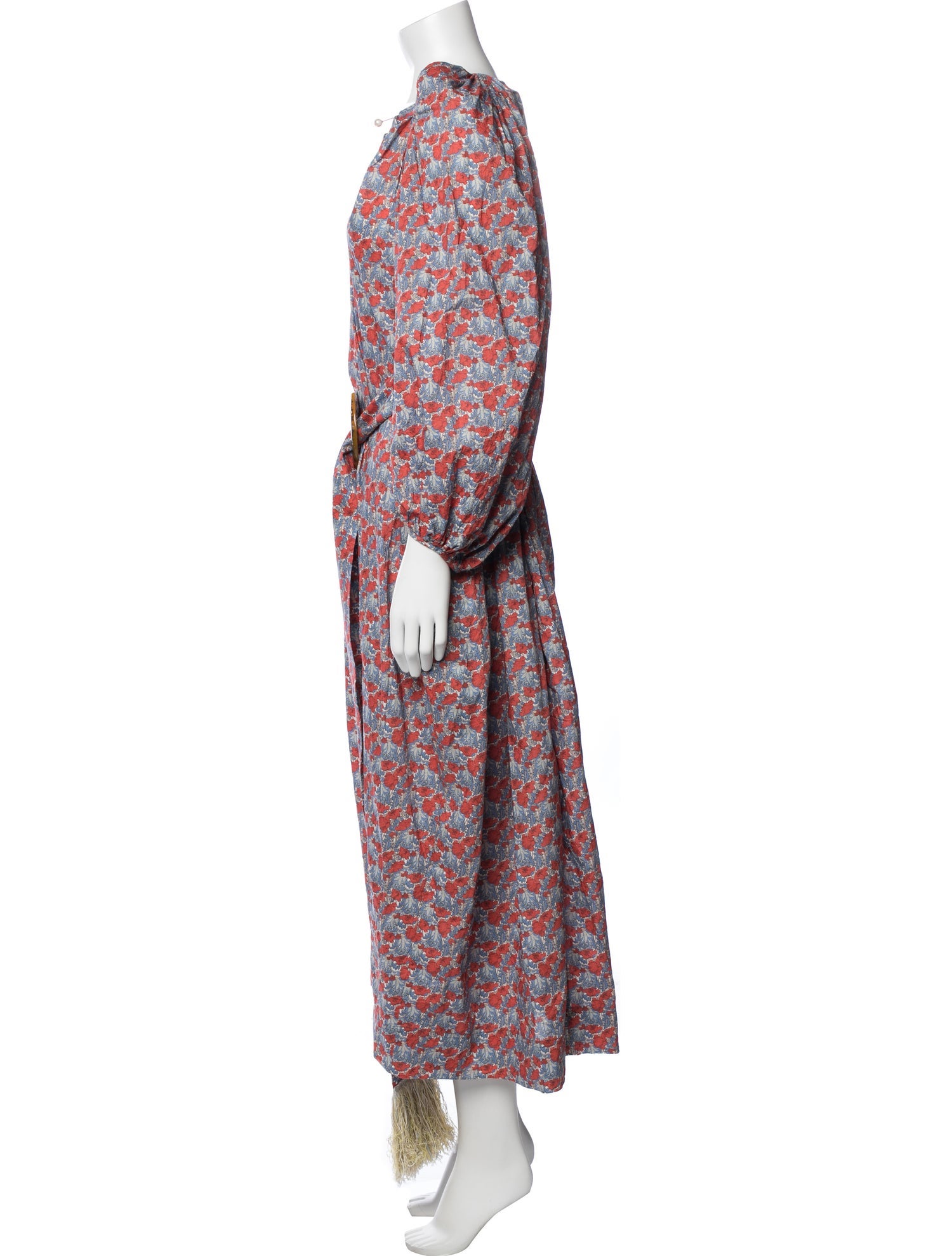 Nackiyé Floral Print Midi Length Dress