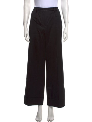 Pre-owned Nackiyé Wide Leg Pants In Black