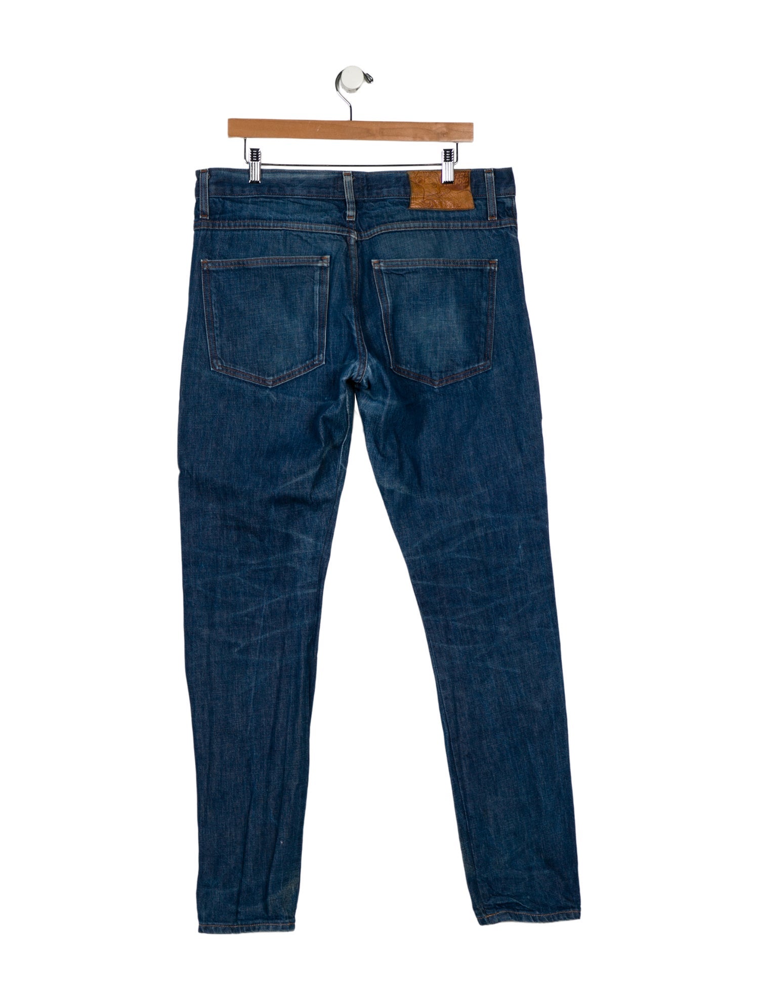 Naked & Famous Mid-Rise Straight Leg Jeans