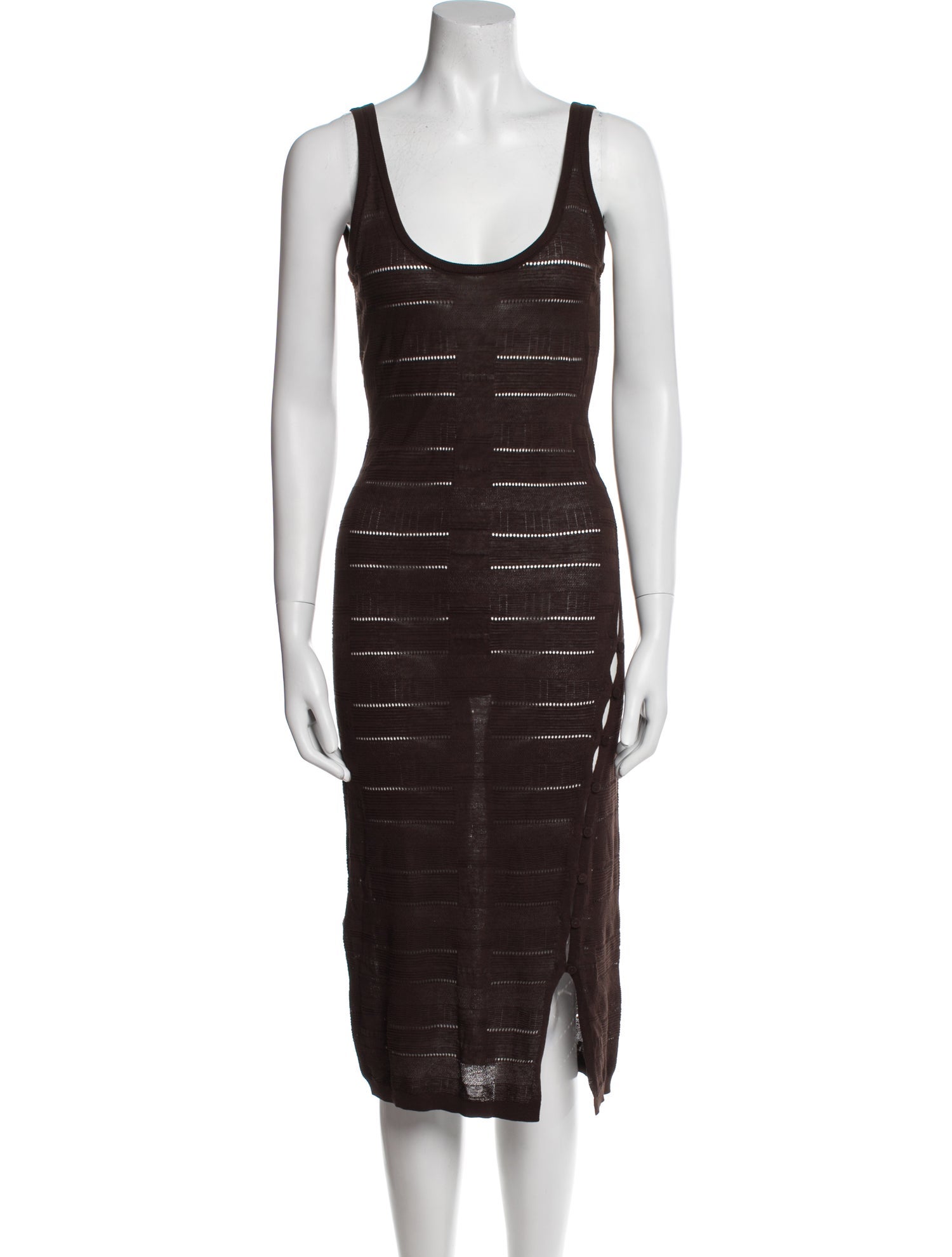 Nagnata Scoop Neck Midi Length Dress