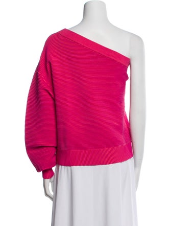 Nagnata One-Shoulder Long Sleeve Sweatshirt