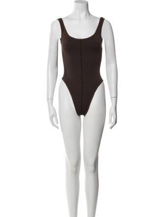 Nagnata Merino Wool Scoop Neck Bodysuit