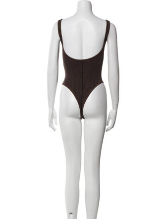 Nagnata Merino Wool Scoop Neck Bodysuit