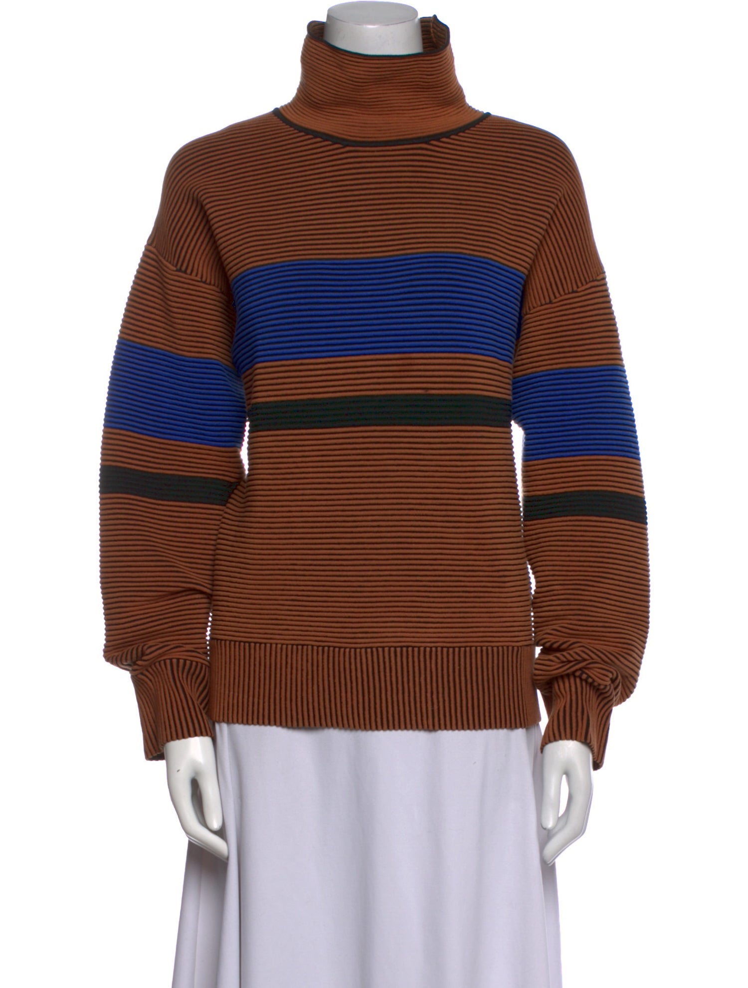 Nagnata Striped Turtleneck Sweater
