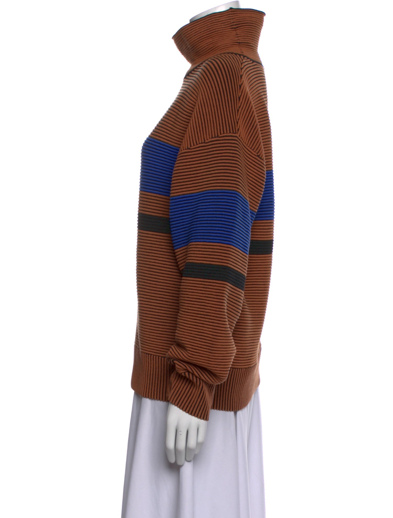 Nagnata Striped Turtleneck Sweater