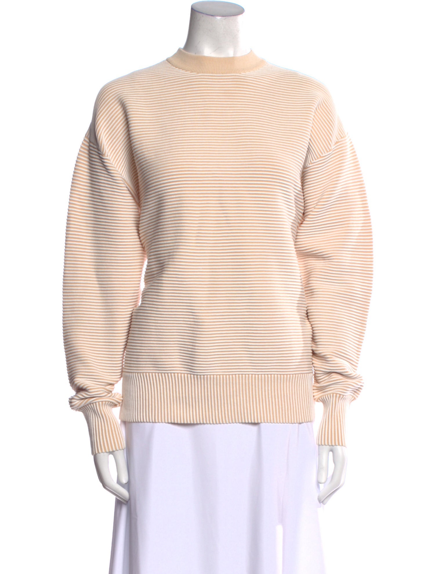 Nagnata Striped Mock Neck Sweatshirt