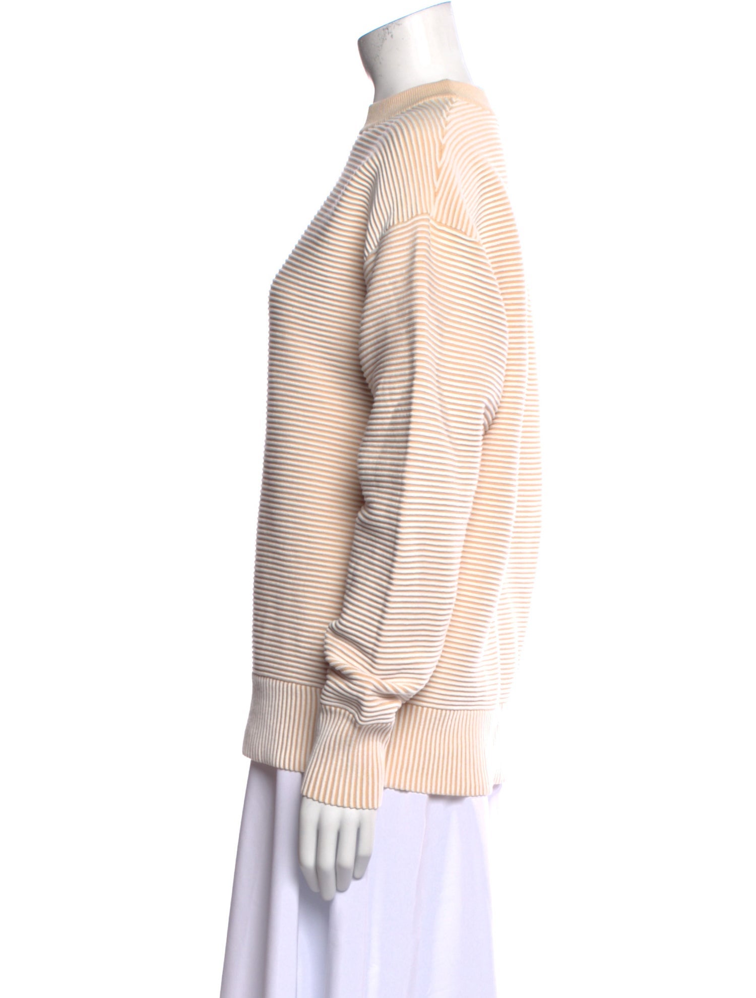 Nagnata Striped Mock Neck Sweatshirt