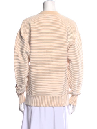 Nagnata Striped Mock Neck Sweatshirt