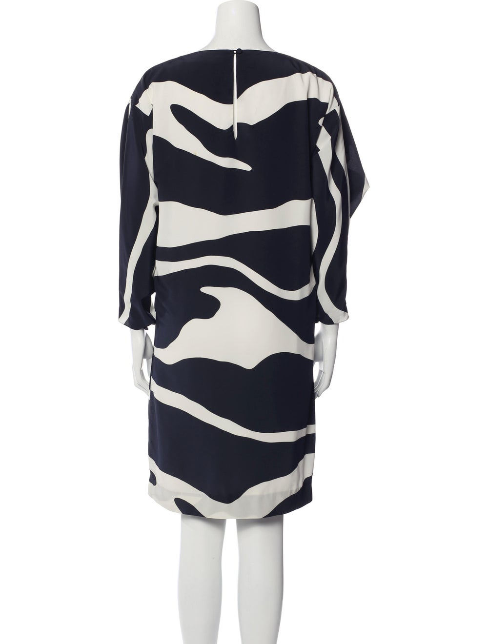 Hanae Mori Vintage Knee-Length Dress - image 3