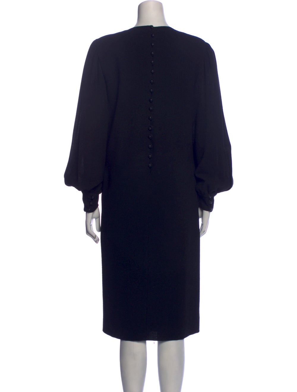 Hanae Mori Vintage Midi Length Dress - image 3