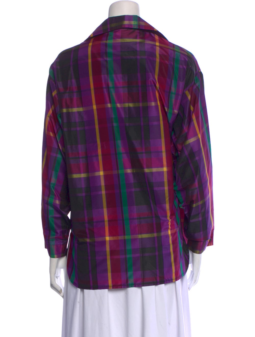 Hanae Mori Vintage 1980's Button-Up Top - image 3