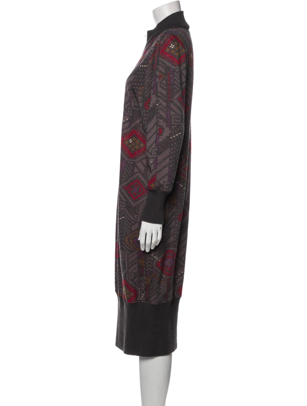 Hanae Mori Vintage Midi Length Dress - image 2