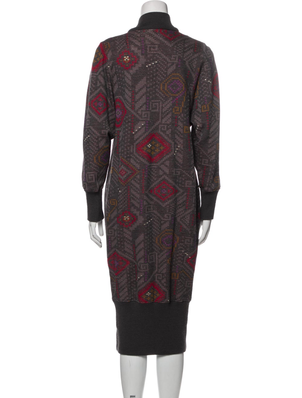 Hanae Mori Vintage Midi Length Dress - image 3