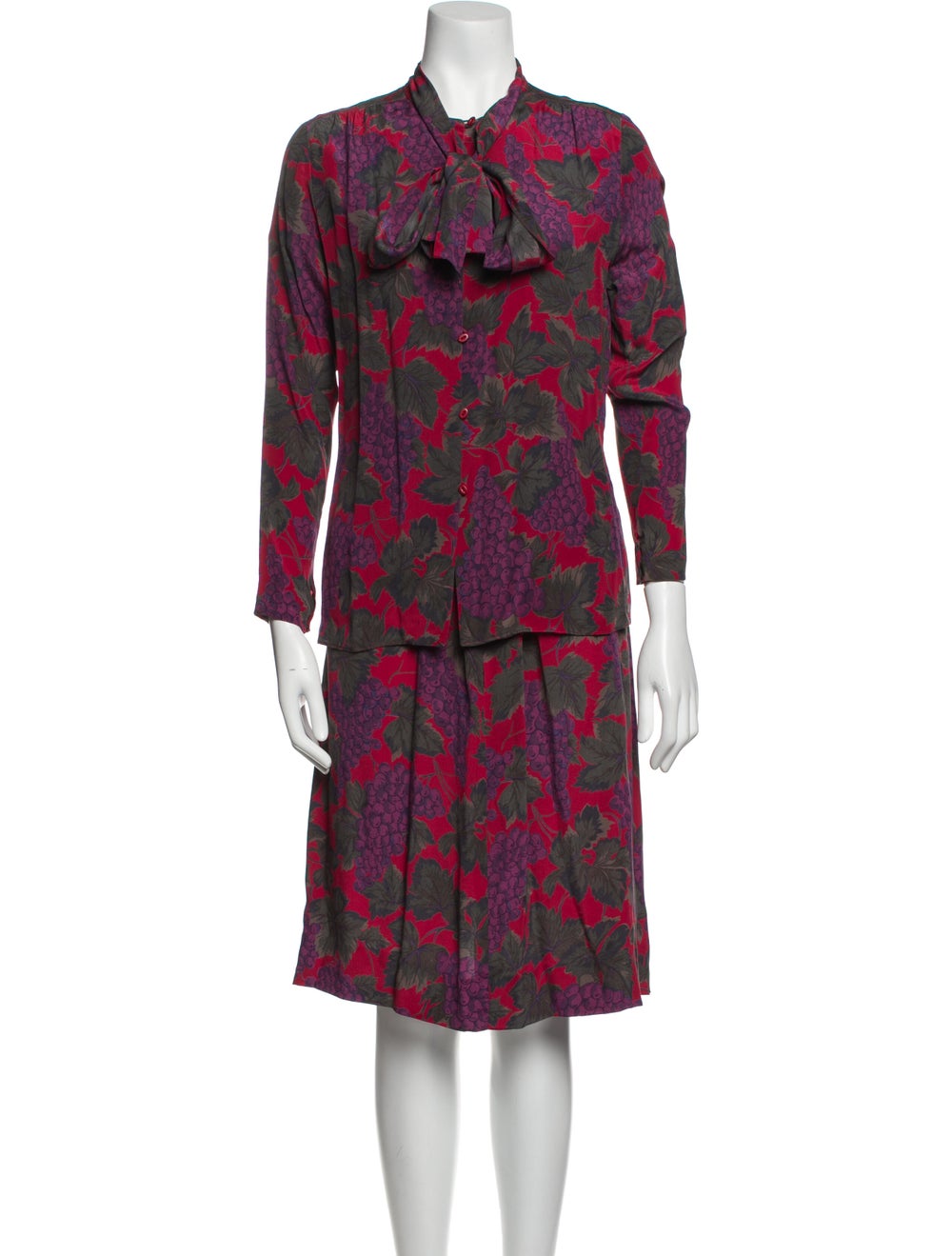 Hanae Mori Vintage 1980's Skirt Set - image 1