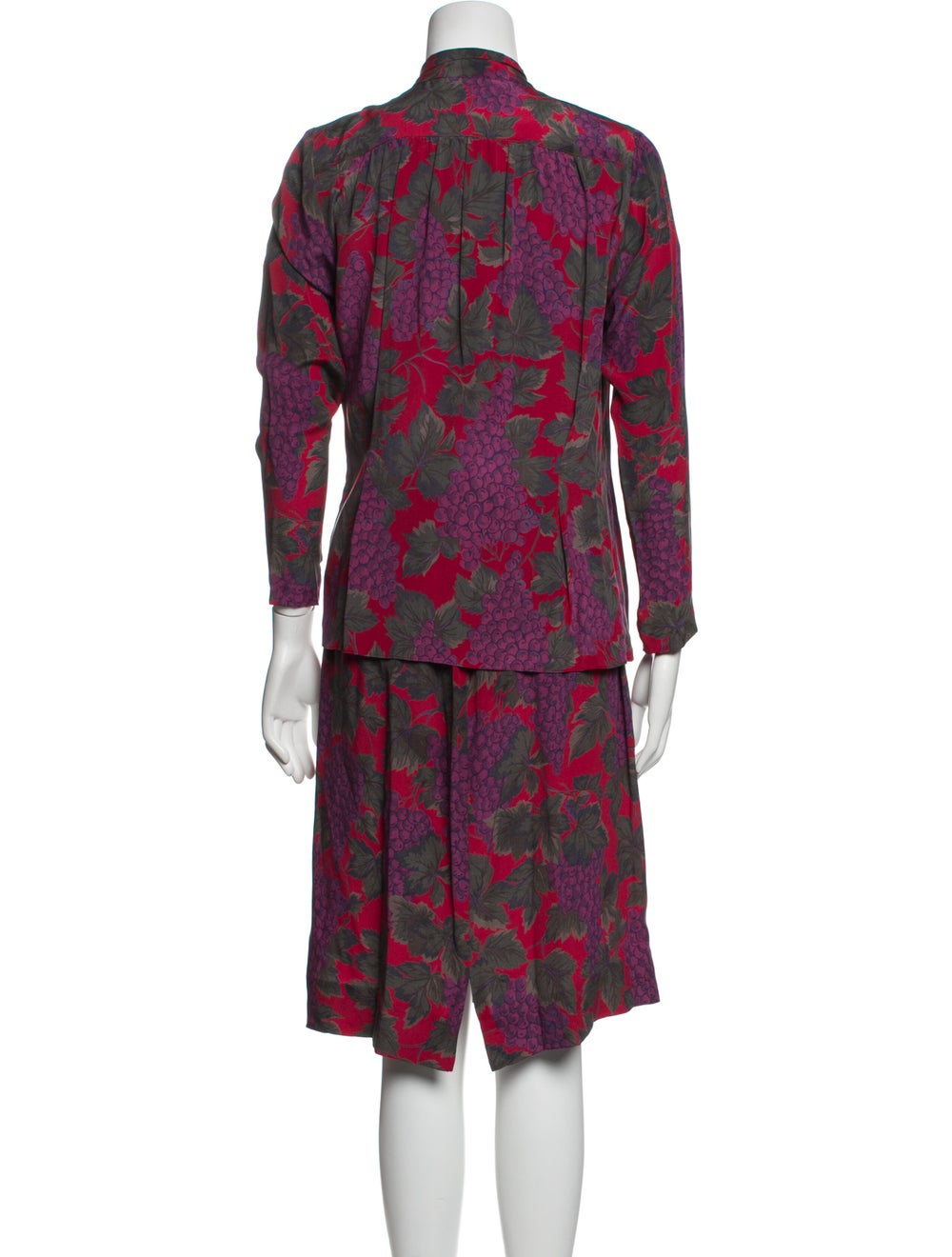 Hanae Mori Vintage 1980's Skirt Set - image 3