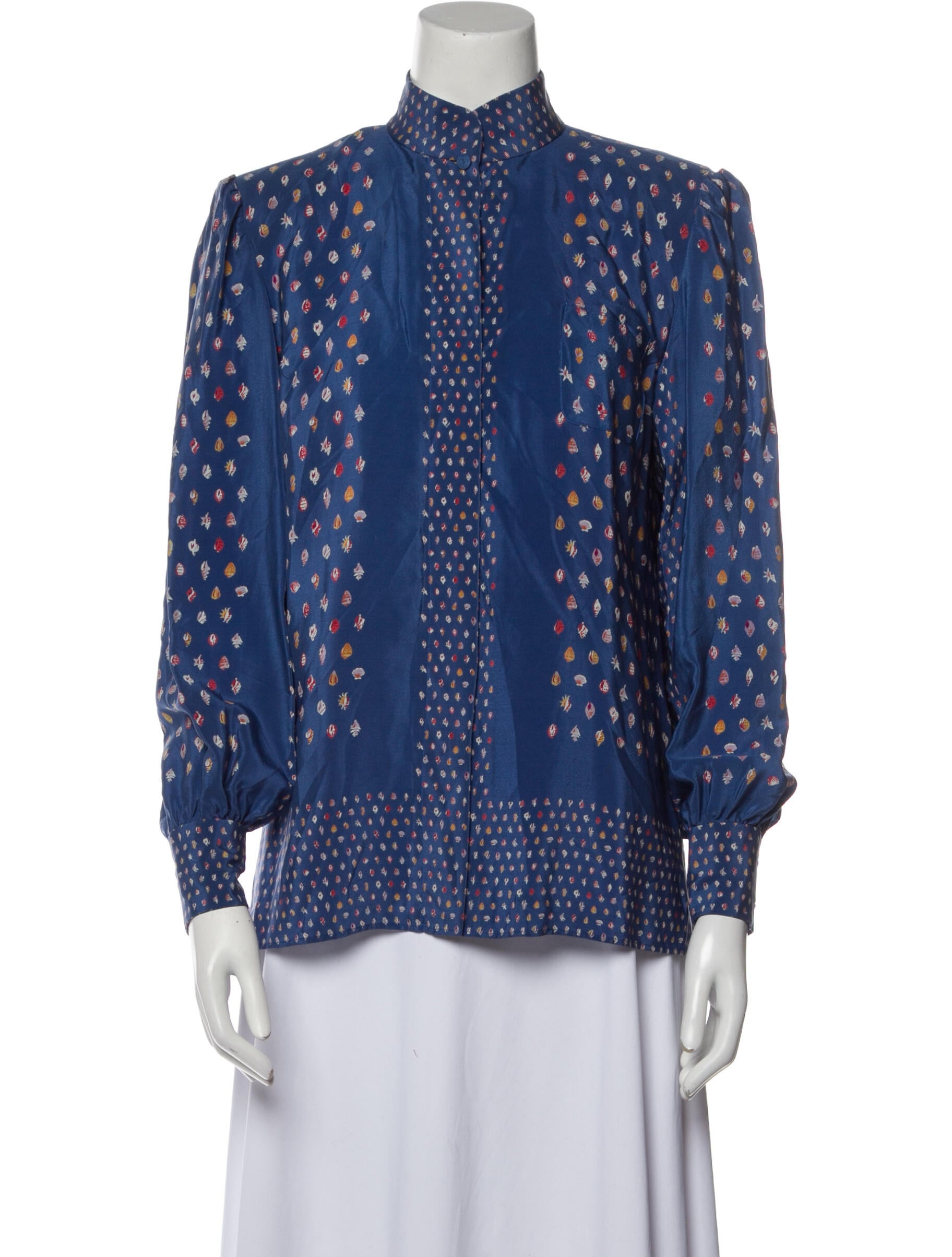 Hanae Mori Vintage Late 1970's - Early 1980's Blouse