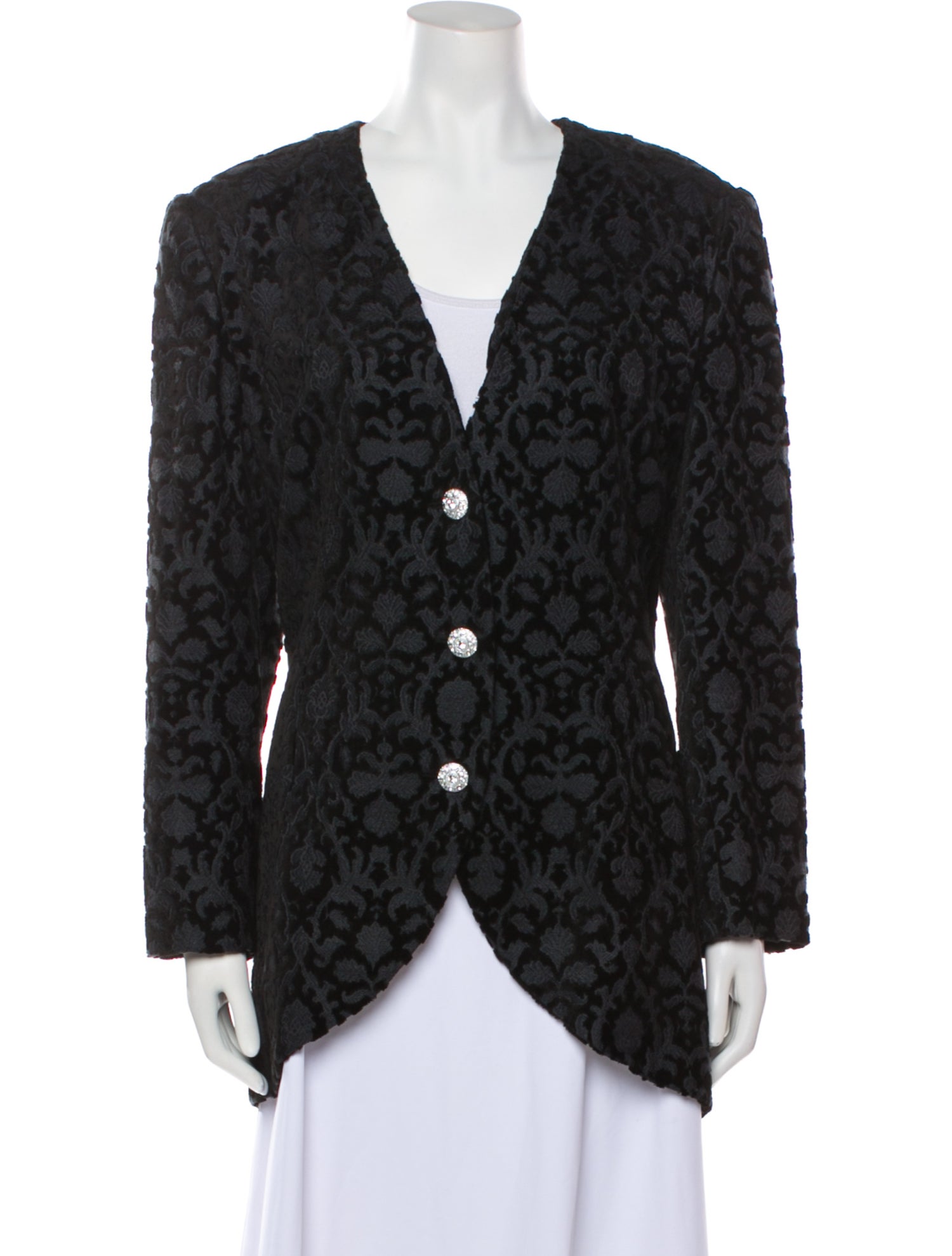 Hanae Mori Printed Evening Jacket
