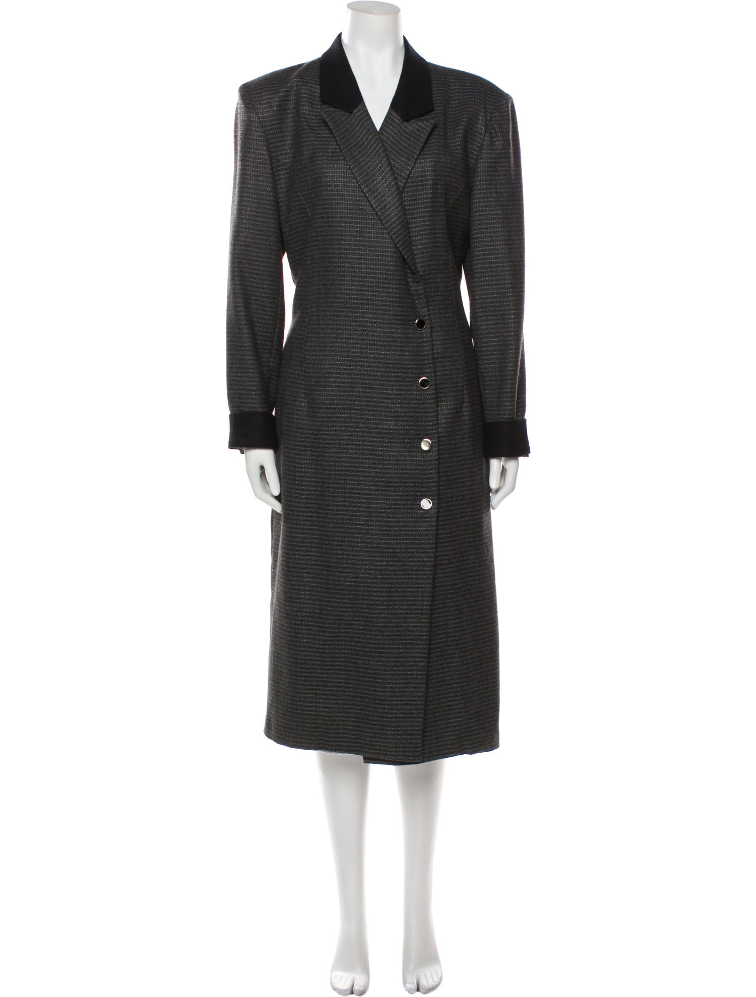 Hanae Mori Wool Coat