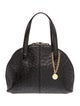Hanae Mori Ostrich Top Handle Bag