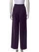 Hanae Mori Wool Wide Leg Pants