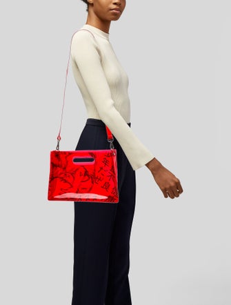 nana-nana x AKIRA PVC Top Handle Bag