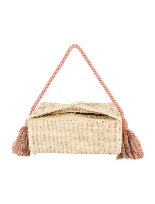 Nannacay Straw Woven Basket Shoulder Bag w/ Tags