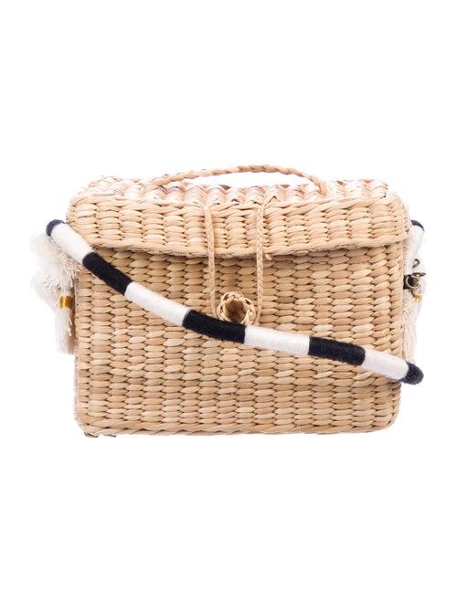 Nannacay Rattan Crossbody Bag