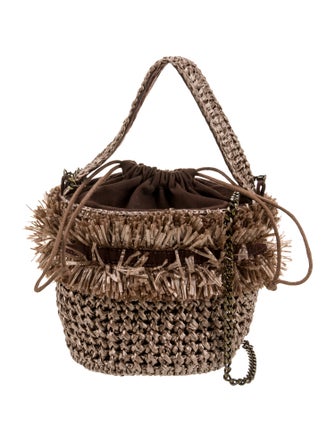 Nannacay Straw Bucket Bag