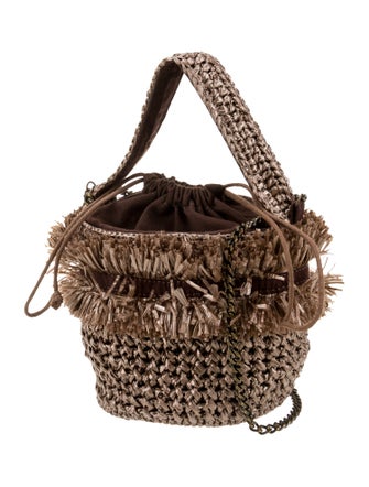 Nannacay Straw Bucket Bag