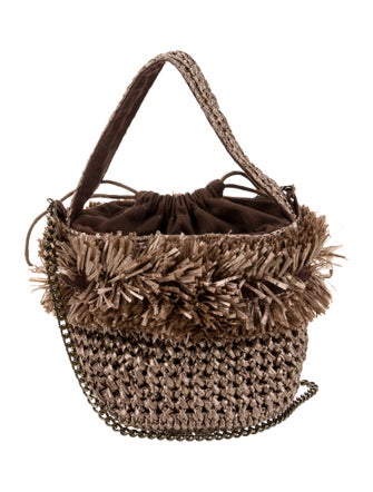 Nannacay Straw Bucket Bag