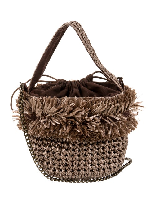 Nannacay Straw Bucket Bag