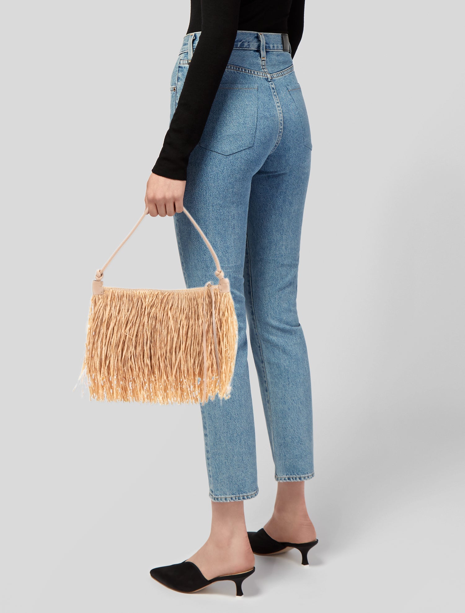 Nannacay Straw Shoulder Bag