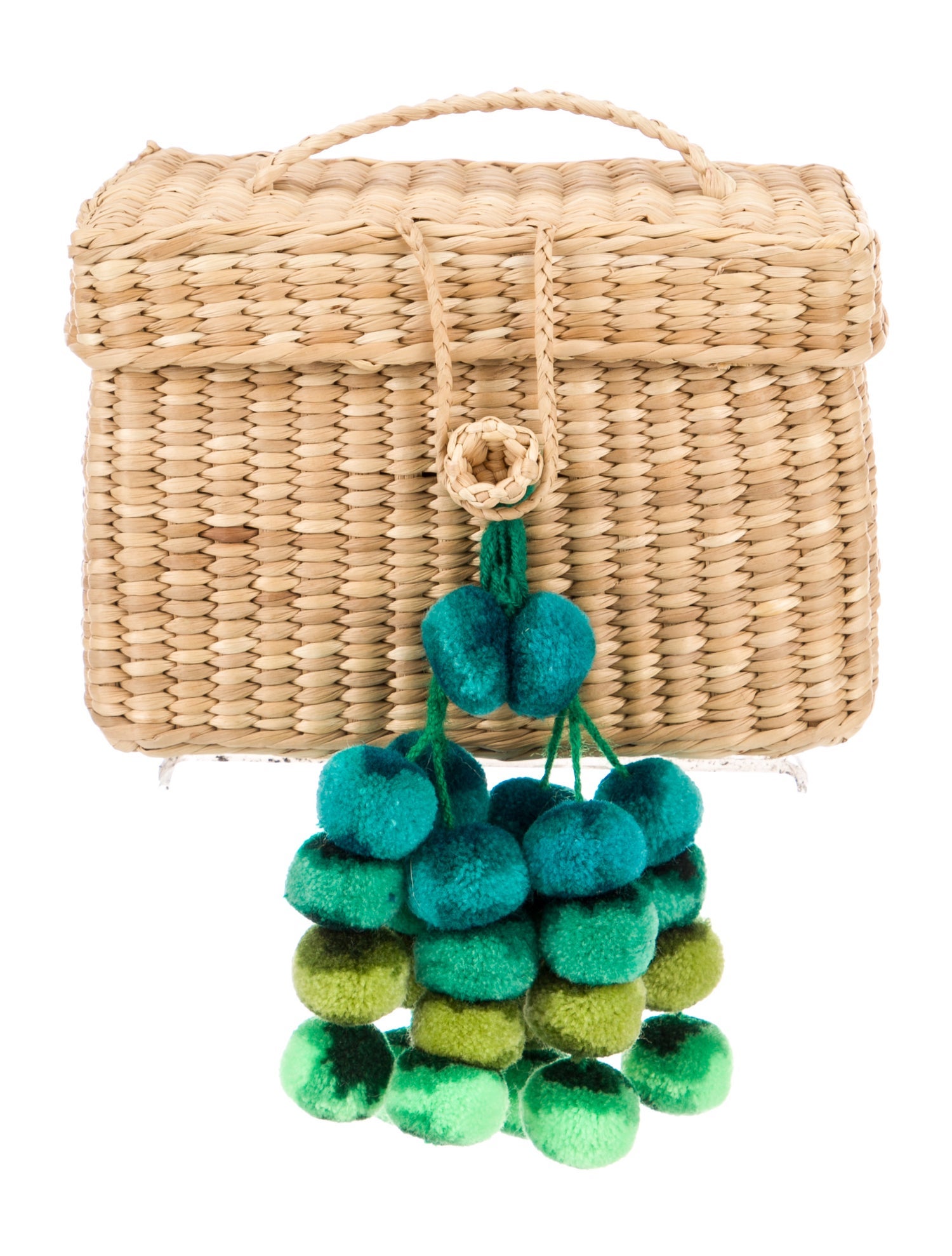 Nannacay Straw Top Handle Bag