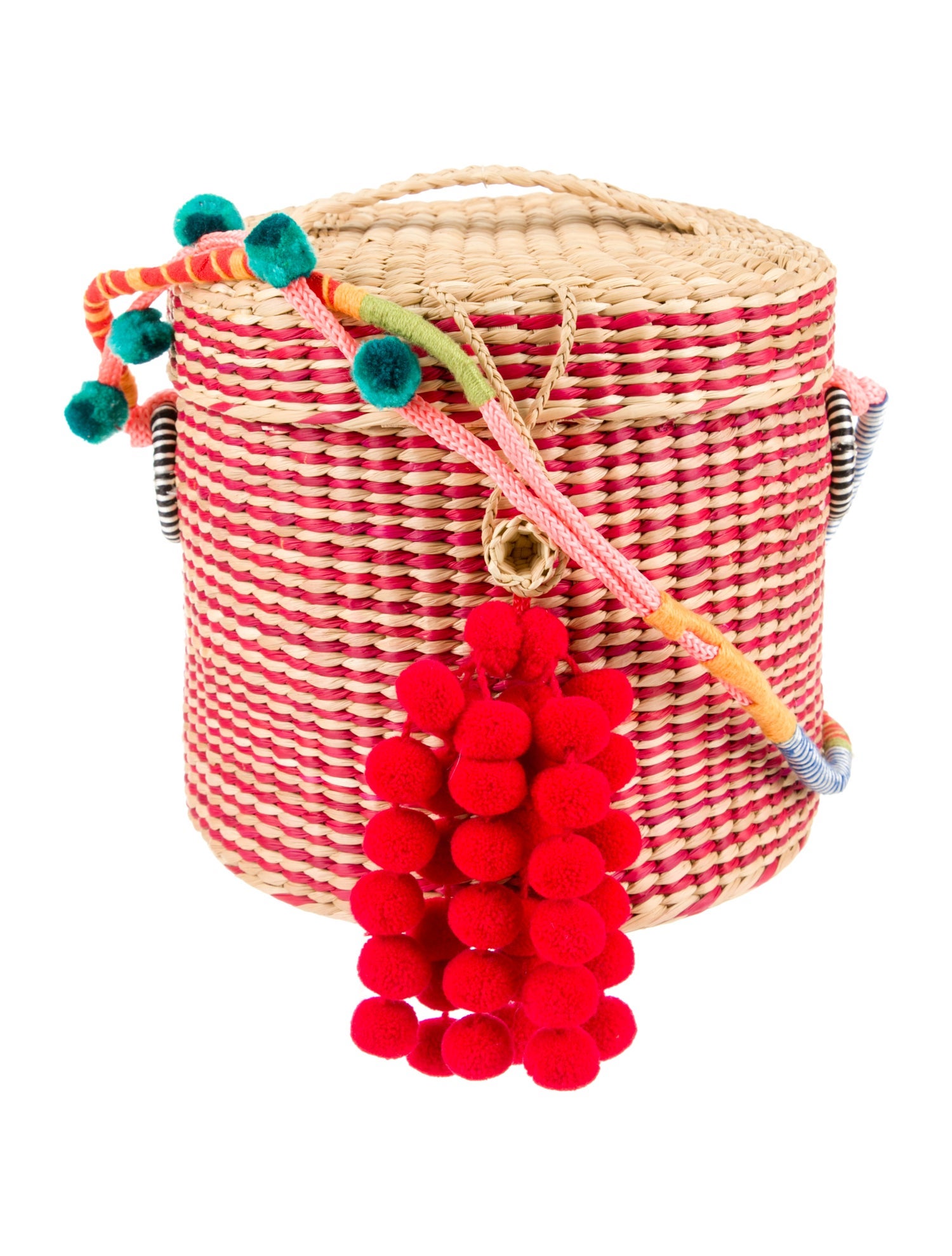 Nannacay Raffia Bucket Bag
