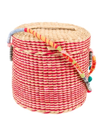 Nannacay Raffia Bucket Bag