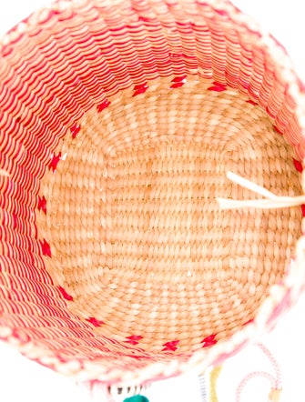 Nannacay Raffia Bucket Bag