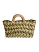 Nannacay Raffia Top Handle Bag