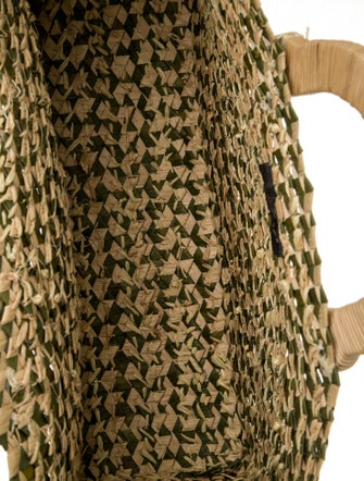 Nannacay Raffia Top Handle Bag