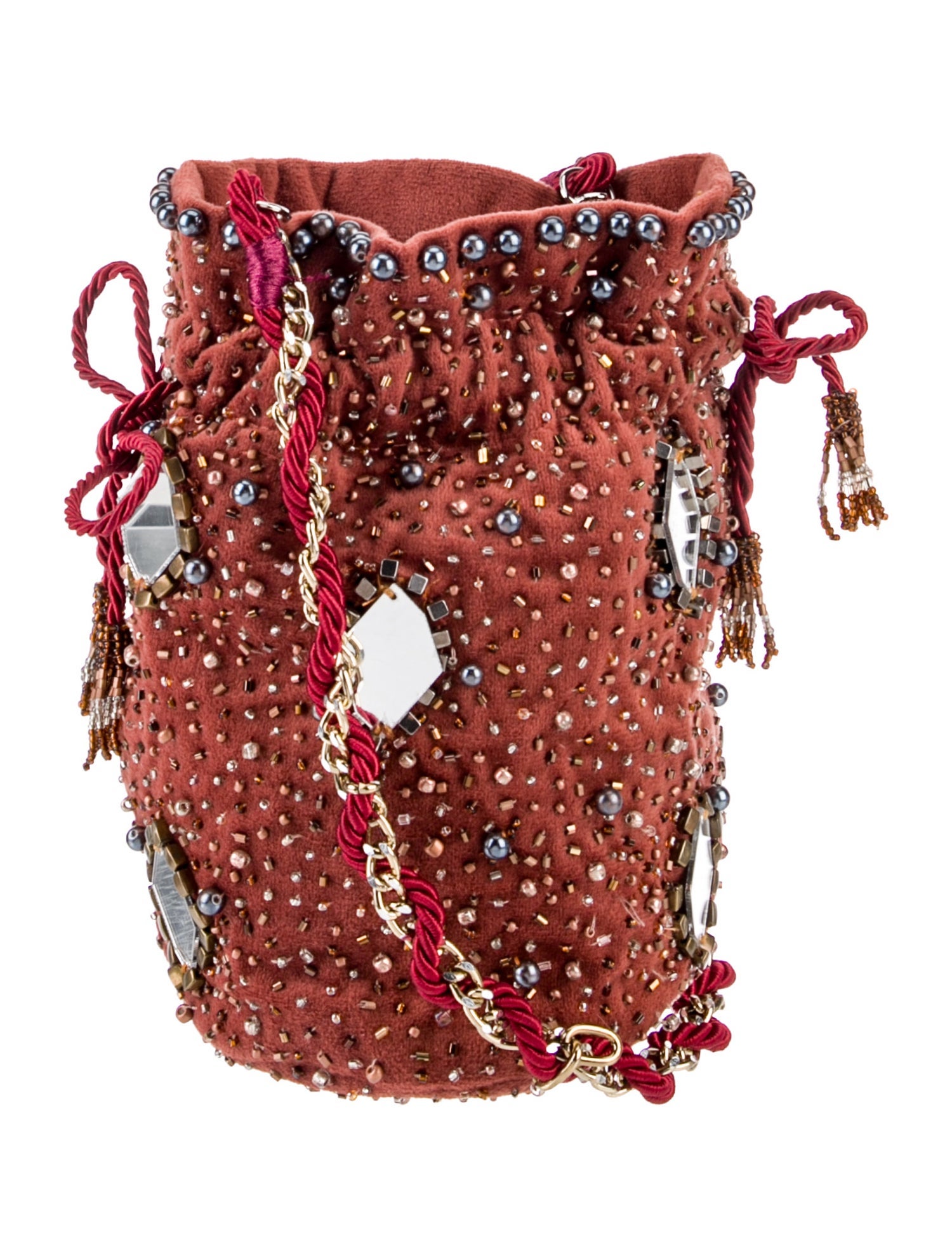 Nannacay Suede Bucket Bag