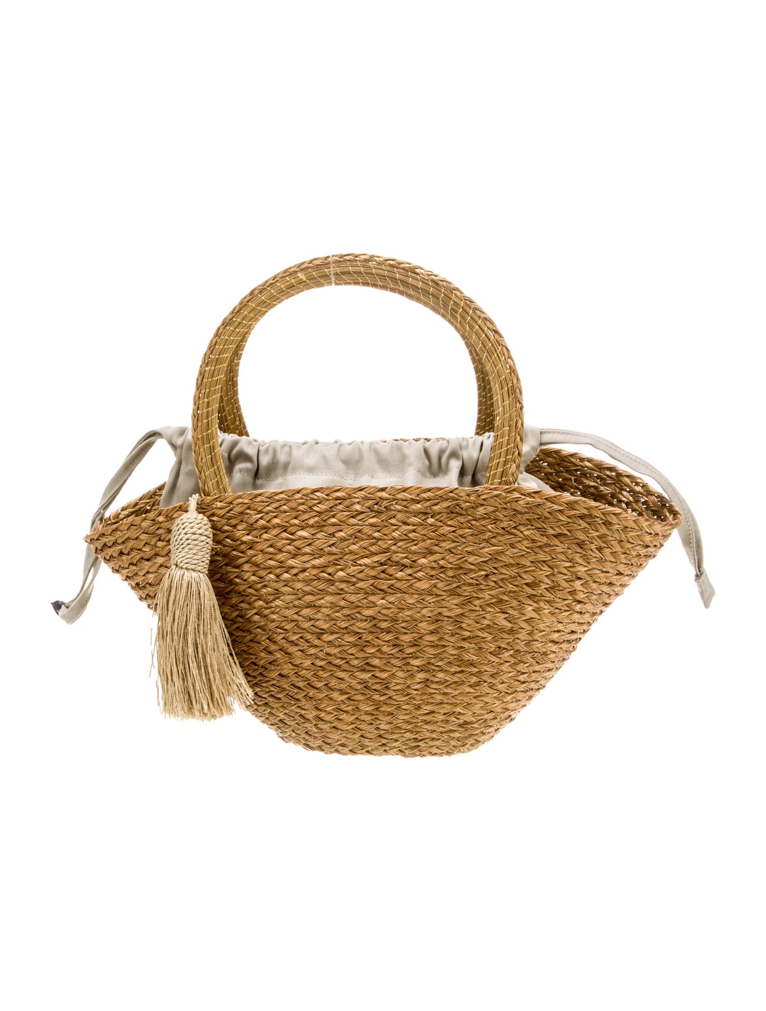 Nannacay Raffia Top Handle Bag w/ Tags