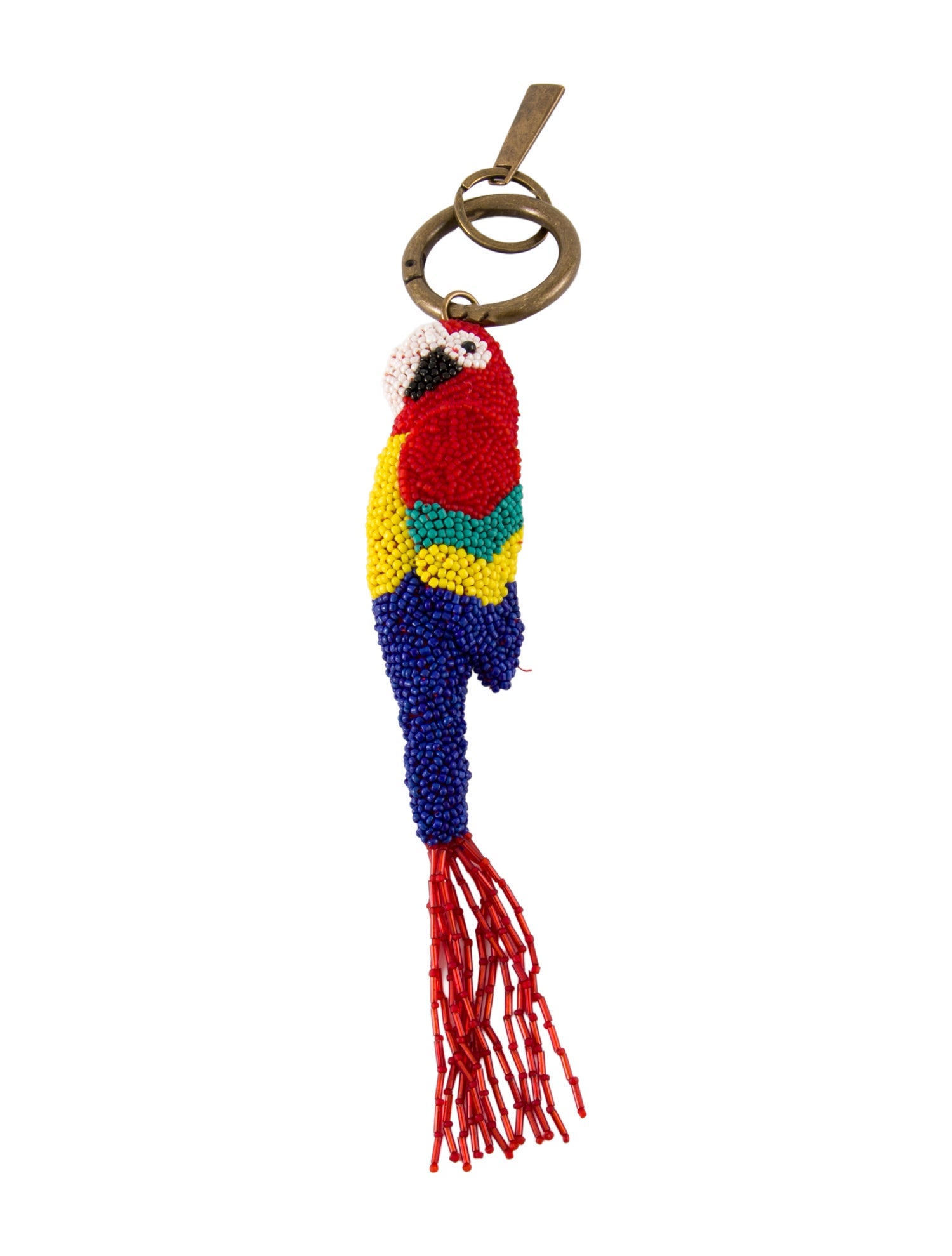 Nannacay Beaded Parrot Keychain