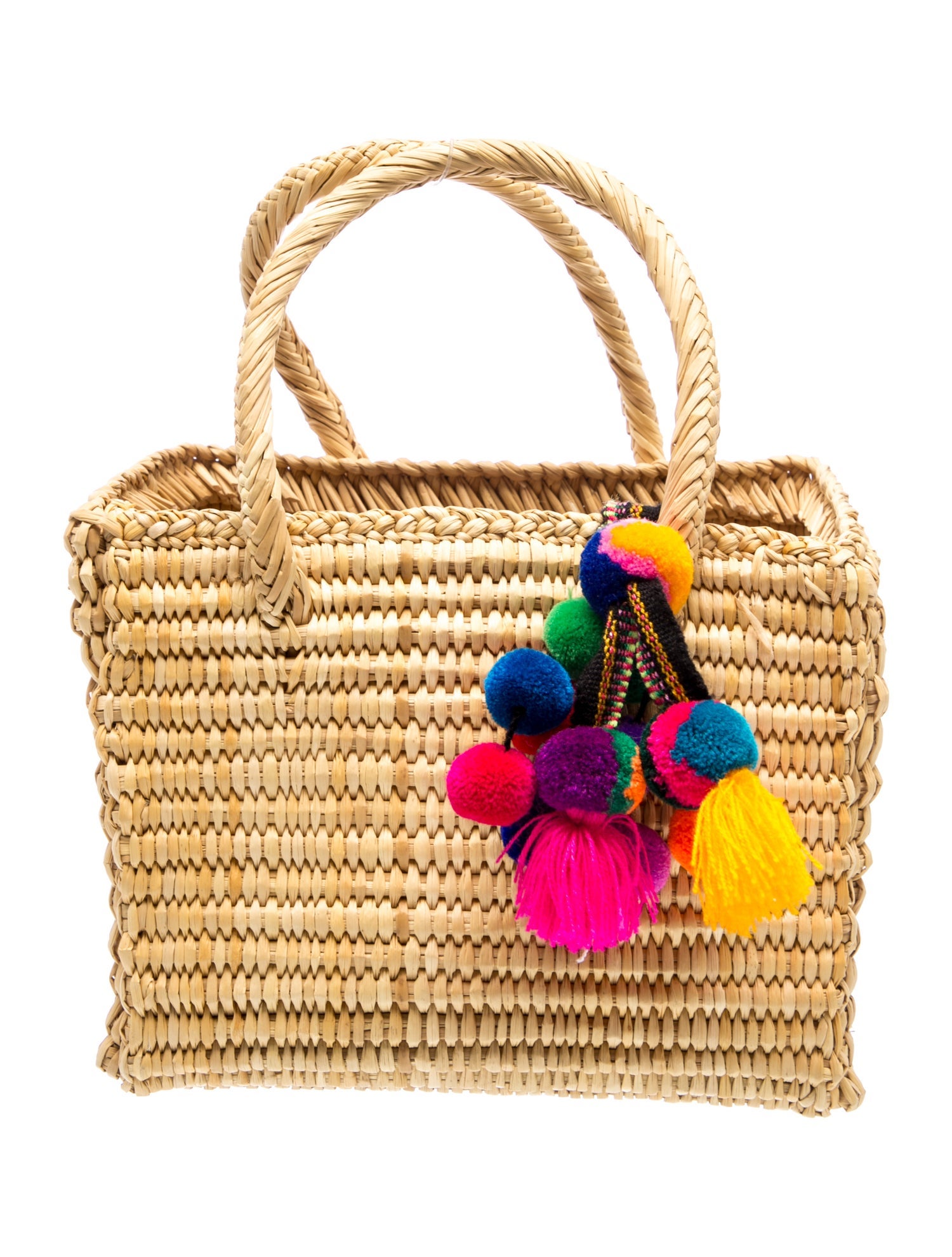 Nannacay Straw Top Handle Bag
