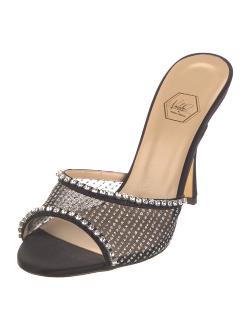 Nalebe Mesh Crystal Embellishments Slides