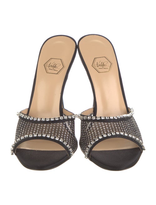 Nalebe Mesh Crystal Embellishments Slides